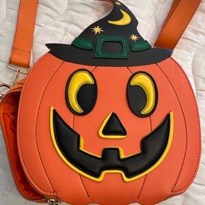Halloween jack-o’-lantern Pumpkin Crossbody Bag purse